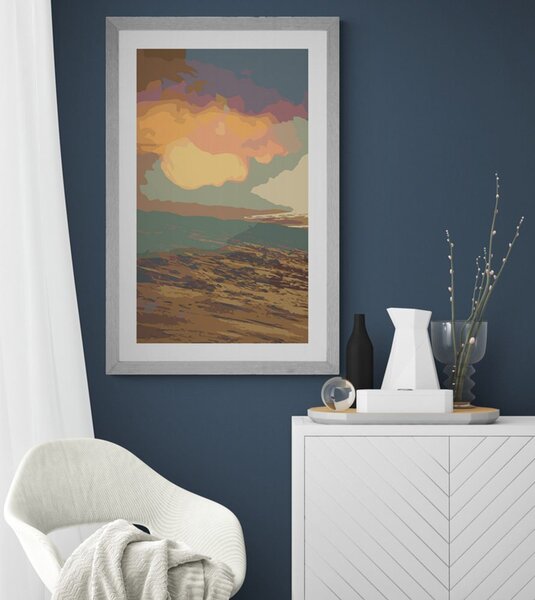 Poster cu passepartout minunile naturii