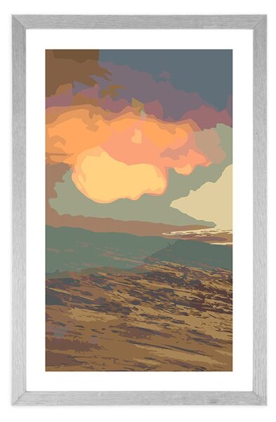 Poster cu passepartout minunile naturii
