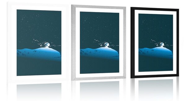 Poster cu passepartout cer magic