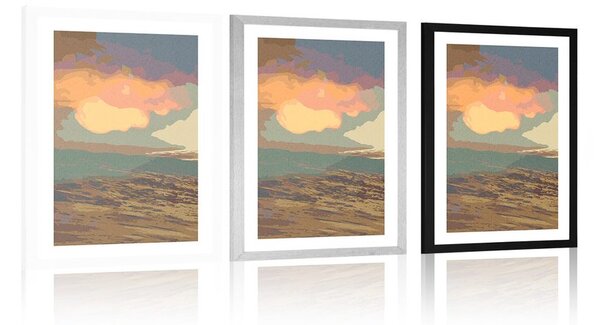 Poster cu passepartout minunile naturii