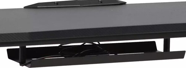Masa birou B-216, negru, PAL/metal, 120x60x76 cm
