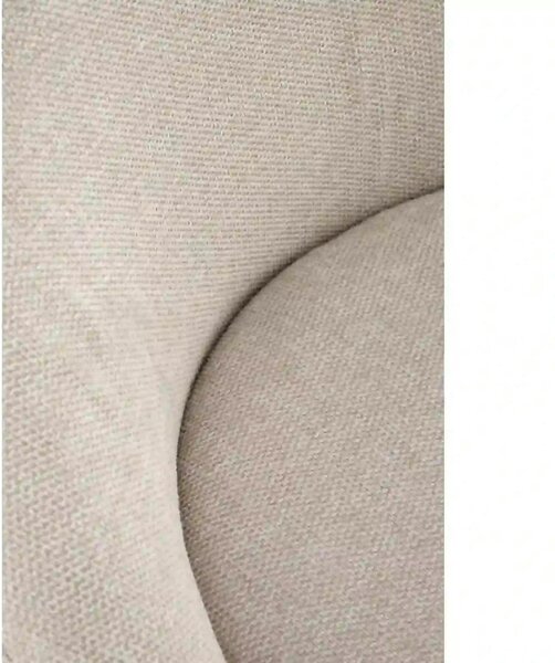 Scaun bar H118, bej deschis/negru, stofa clasica/otel, 53x57x90 cm
