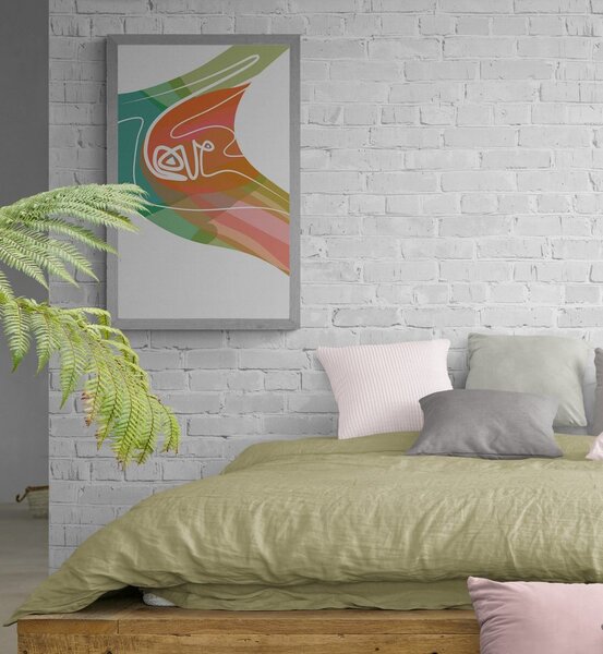 Poster Love într-un design neobișnuit