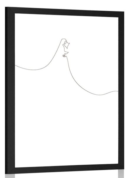 Poster linii simple