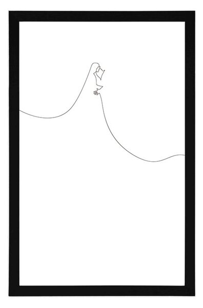 Poster linii simple