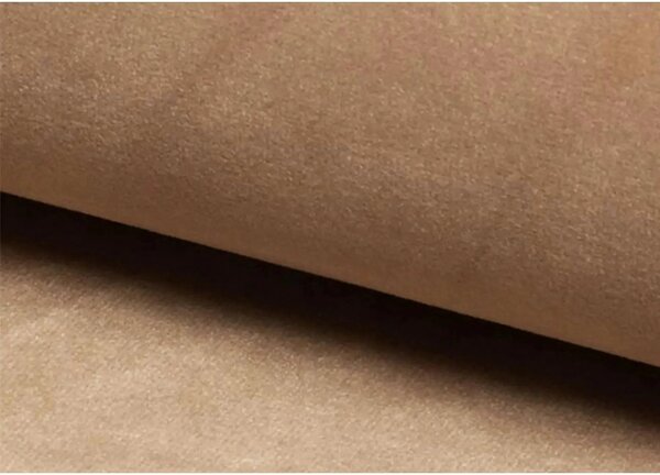 Scaun CHIC D, bej deschis - Bluvel 28, stofa catifelata/metal, 50x58x8