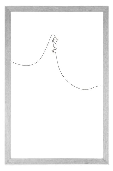 Poster linii simple
