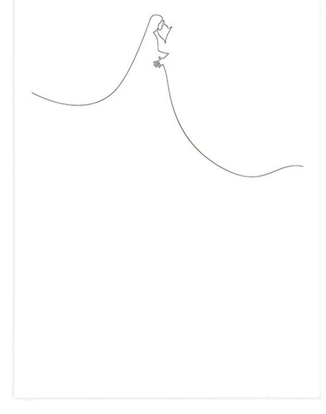 Poster linii simple