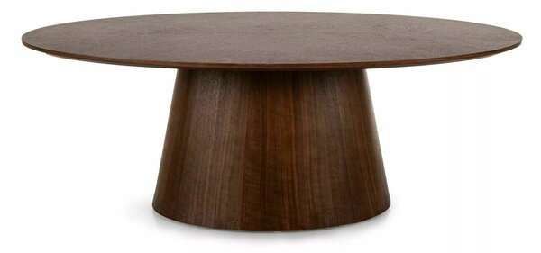 Măsuță de cafea Detroit 1075, Nuc, MDF, Furnir din lemn natural, 40x60x110cm, 22 kg