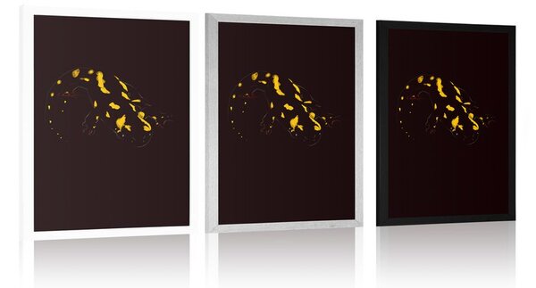 Poster salamandra strălucitoare