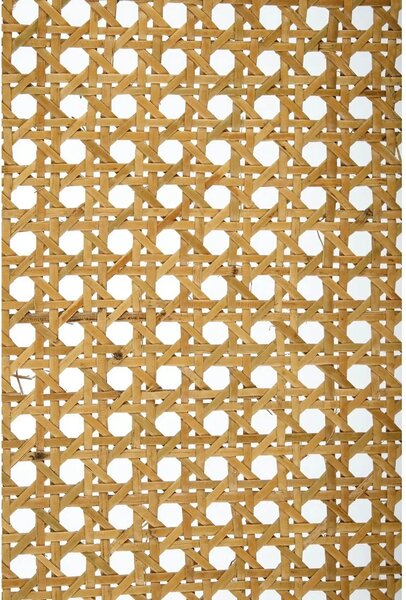 Scaun K502, stejar, ratan natural/lemn, 45x50x89 cm
