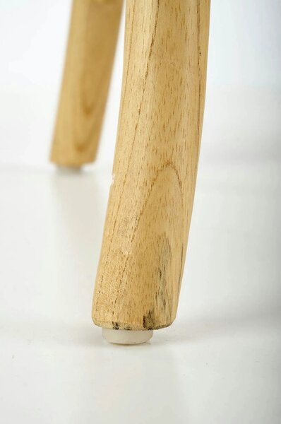 Scaun K502, stejar, ratan natural/lemn, 45x50x89 cm