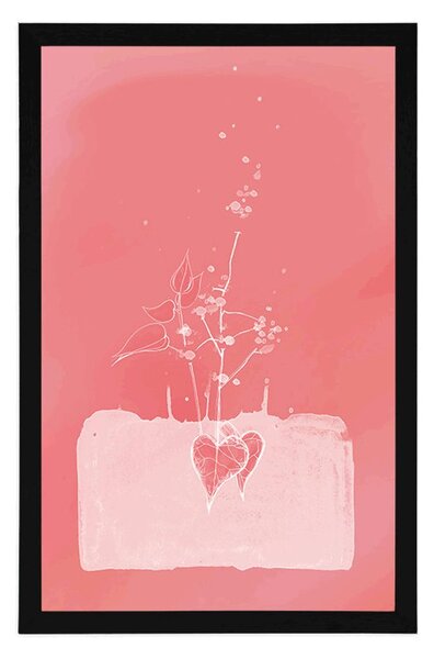 Poster farmecul roz al unei flori