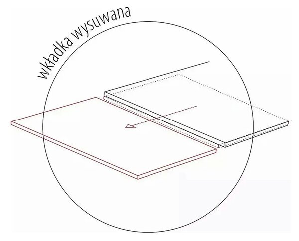 Masa extensibila moderna COLUMBUS CERAMIC, maro/negru mat, sticla secu