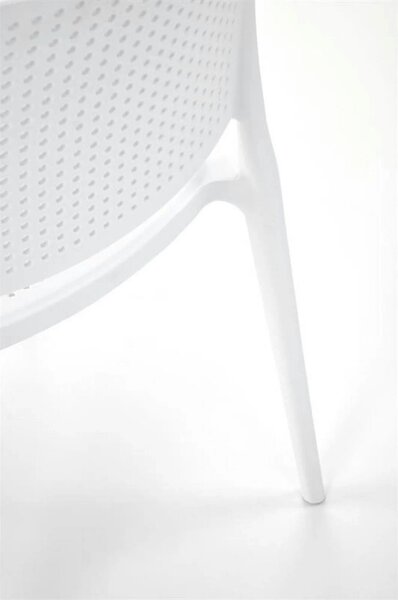 Scaun K514, alb, polipropilena, 42x55x79 cm