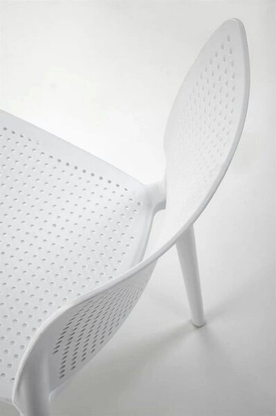 Scaun K514, alb, polipropilena, 42x55x79 cm