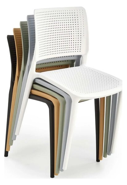 Scaun K514, verde menta, polipropilena, 42x55x79 cm