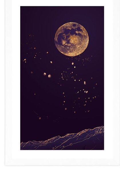 Poster cu passepartout planeta magică