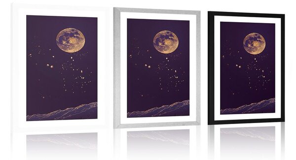 Poster cu passepartout planeta magică