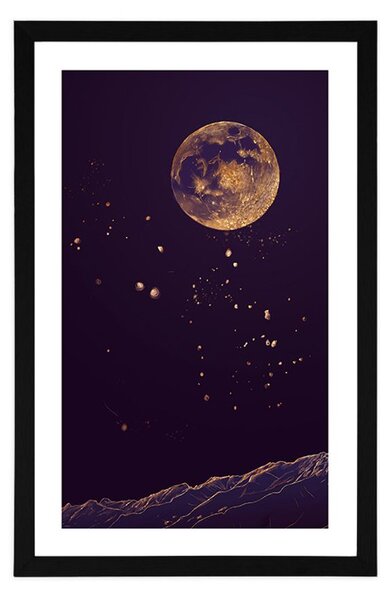 Poster cu passepartout planeta magică