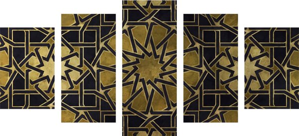 Tablou 5-piese mozaic oriental