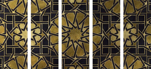 Tablou 5-piese mozaic oriental