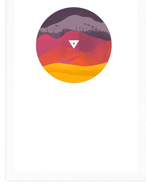 Poster cu passepartout într-un design unic
