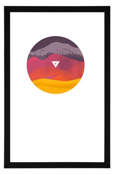 Poster cu passepartout într-un design unic