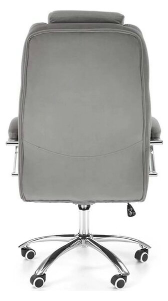 Scaun de birou KING 2, gri, stofa catifelata, mecanism TILT, 67x76x116