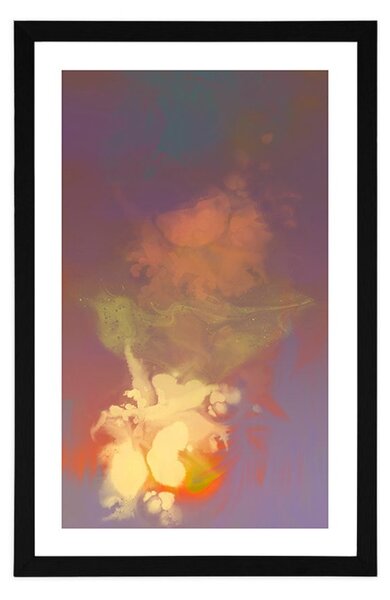 Poster cu passepartout iluzia culorii