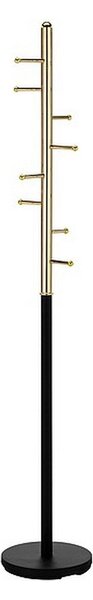 Cuier pom FERRO, auriu/negru, metal, 30x173 cm