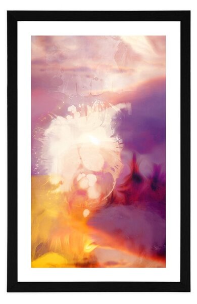Poster cu passepartout un amestec magic de culori