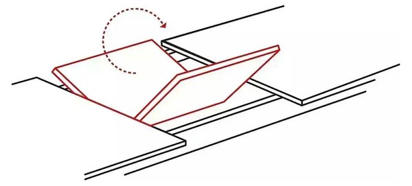 Masa extensibila FRESNO, stejar/negru, 150/210x90x76 cm