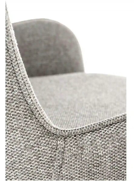 Scaun K481, gri/negru, stofa clasica/metal, 54x60x83 cm