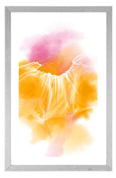Poster cu passepartout natura feminina