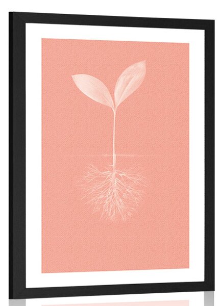 Poster cu passepartout pitorescul naturii