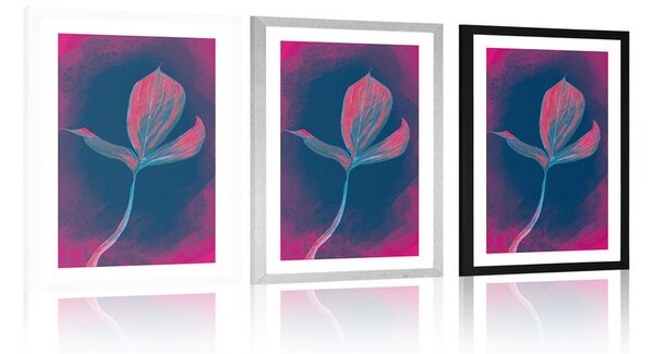Poster cu passepartout plantă fermecătoare