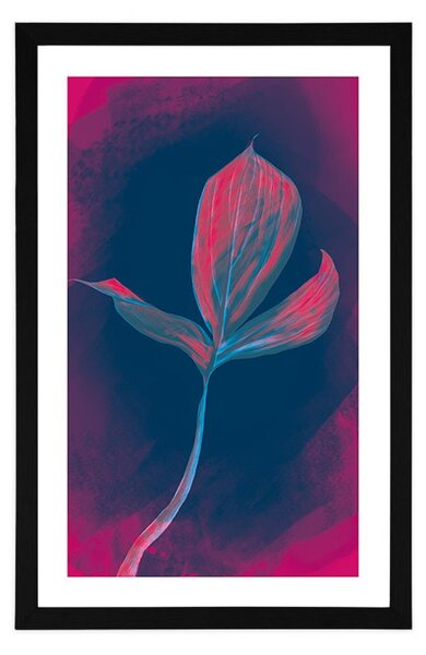 Poster cu passepartout plantă fermecătoare