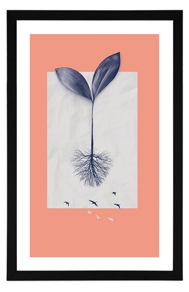 Poster cu passepartout diversitatea naturii