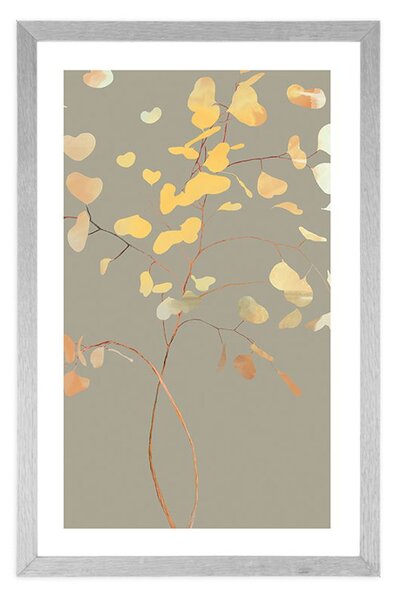Poster cu passepartout farmecul ramurii
