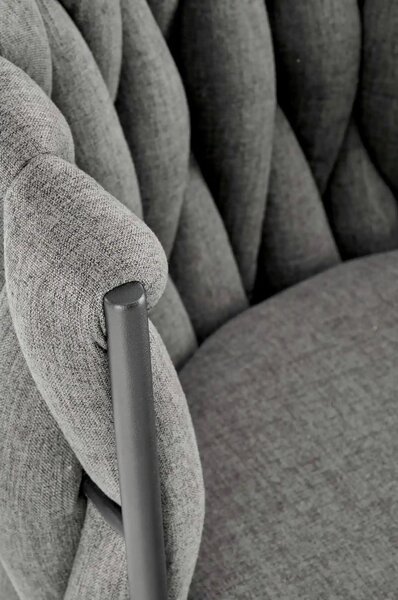 Scaun TALON, gri, stofa, 55x60x75 cm