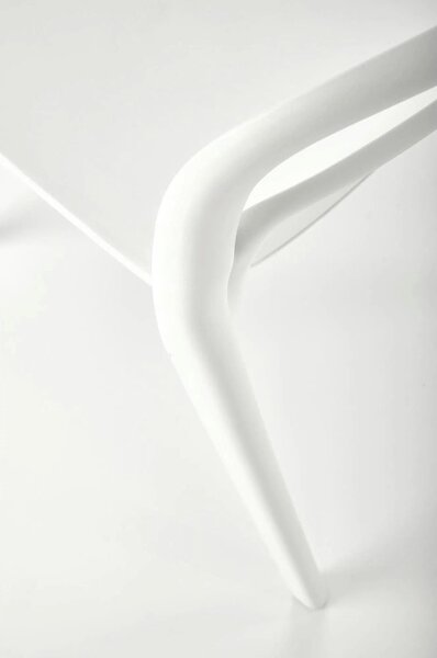 Scaun K490, alb, polipropilena, 46x55x80 cm