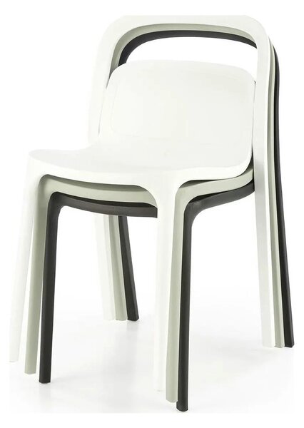 Scaun K490, verde menta, polipropilena, 46x55x80 cm