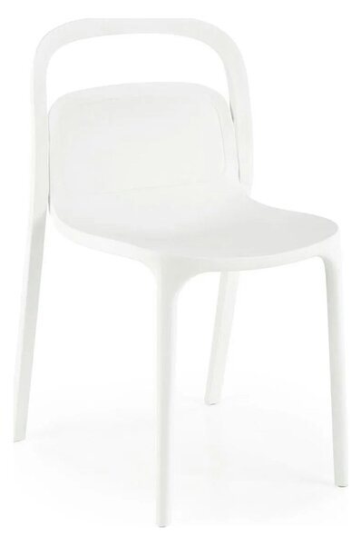 Scaun K490, alb, polipropilena, 46x55x80 cm
