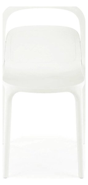 Scaun K490, alb, polipropilena, 46x55x80 cm