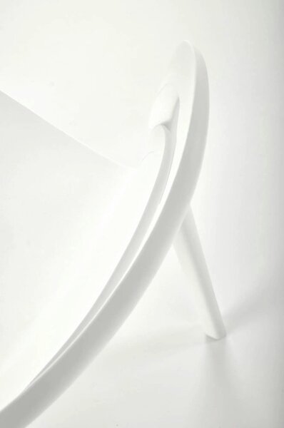 Scaun K490, alb, polipropilena, 46x55x80 cm