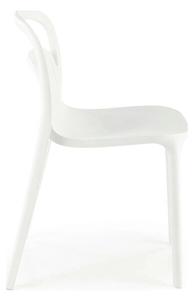 Scaun K490, alb, polipropilena, 46x55x80 cm