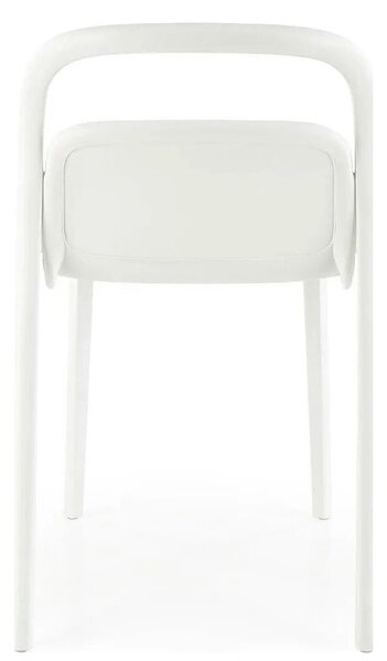 Scaun K490, alb, polipropilena, 46x55x80 cm
