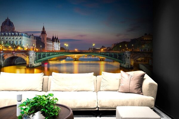 Fototapet panorama orbitoare a Parisului