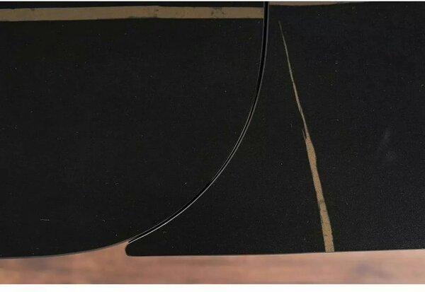 Masa extensibila INFINITY CERAMIC, negru, sticla securizata/ceramica